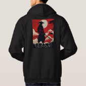 Ehre und Mut Samurais Hoodie (Rückseite)
