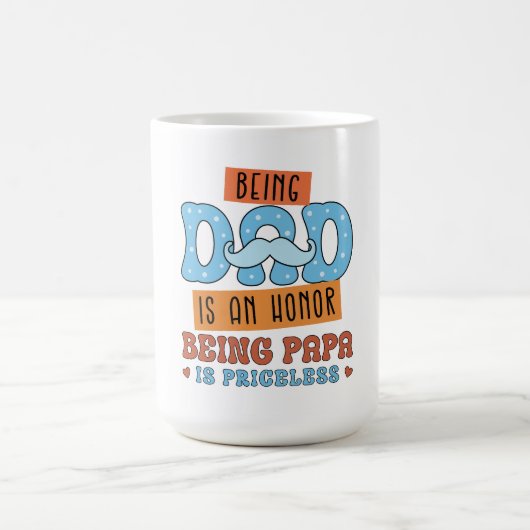 Ehre und unbezahlbare Liebe - Der perfekte Vaterta Kaffeetasse (Mittel)