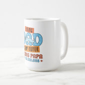 Ehre und unbezahlbare Liebe - Der perfekte Vaterta Kaffeetasse (VorderseiteRechts)