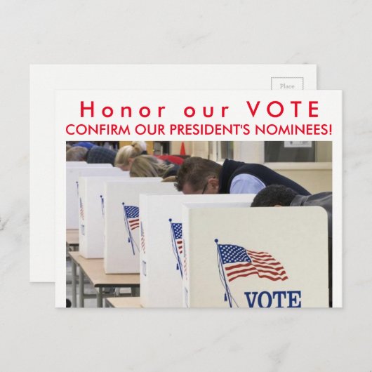 Ehre unsere Votum Postkarten (Vorne/Hinten)