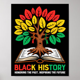Ehren der Vergangenheit Inspirierende Zukunft Baum Poster