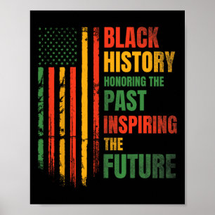 Ehren der Vergangenheit Inspirierende Zukunft Schw Poster