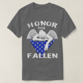 Ehren des gefallenen Engels und des geflochtenen F T-Shirt (Design vorne)