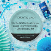 EHREN DES Personalisierten kirchlichen Geschäfts Pappteller (Party)