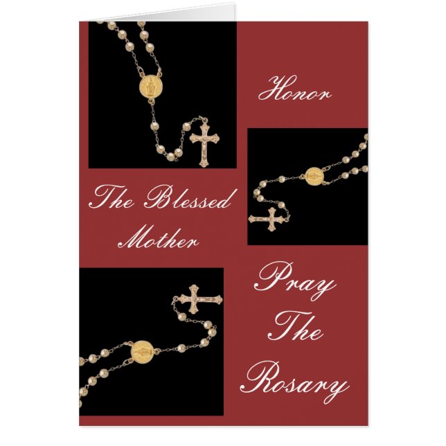 EHREN SIE DIE BLAESSEE MUTTER PRAG DIE ROSARY (Vorne)