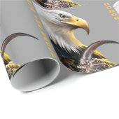 Ehren Sie die Eagle-Greifergeschenke und -kleid Geschenkpapier (Rolleneckpunkt)