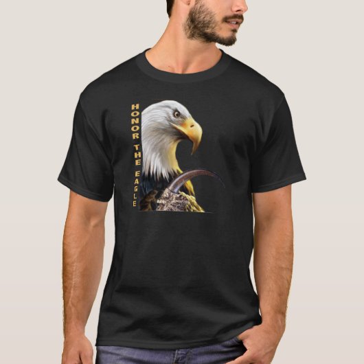 Ehren Sie die Eagle-Greifergeschenke und -kleid T-Shirt (Vorderseite)