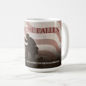 Ehren Sie die Gefallenen Kaffeetasse (VorderseiteRechts)