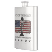 Ehren Sie gefallen Flachmann (Links)