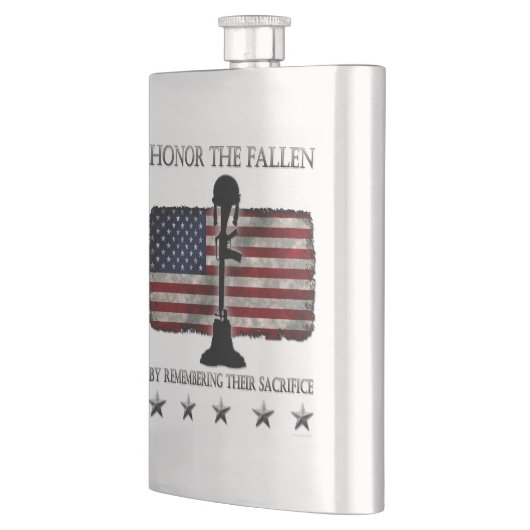 Ehren Sie gefallen Flachmann (Links)