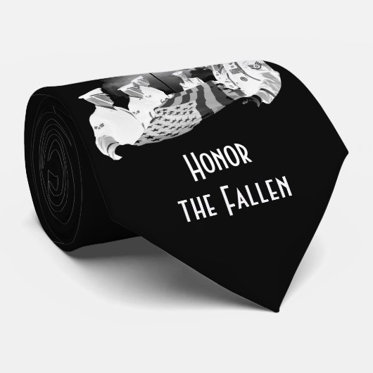 Ehren Sie gefallen Krawatte (Gerollt)
