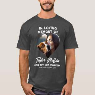 Ehren Sie Ihr Andenken: Benutzerdefiniertes Herz-F T-Shirt