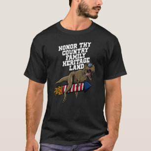 Ehren Sie Ihr Land Heritage Patriotic American Par T-Shirt