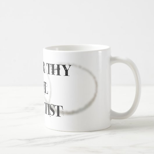 Ehren Sie Thy Boden-Wissenschaftler Kaffeetasse (Rechts)
