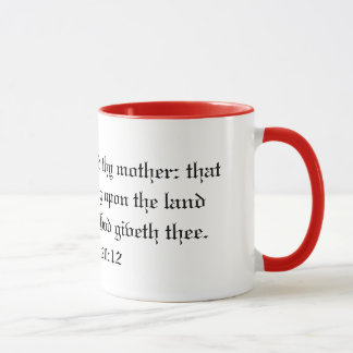 Ehren Sie Thy Vater-und Mutter-Tasse Tasse