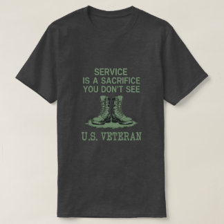 Ehren wir unsere Veteranen T-Shirt – Dienst ist ei
