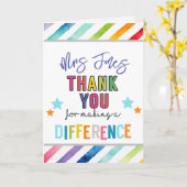 ehrenamtlich danken, dass Sie eine andere Karte (Gelbe Blume)