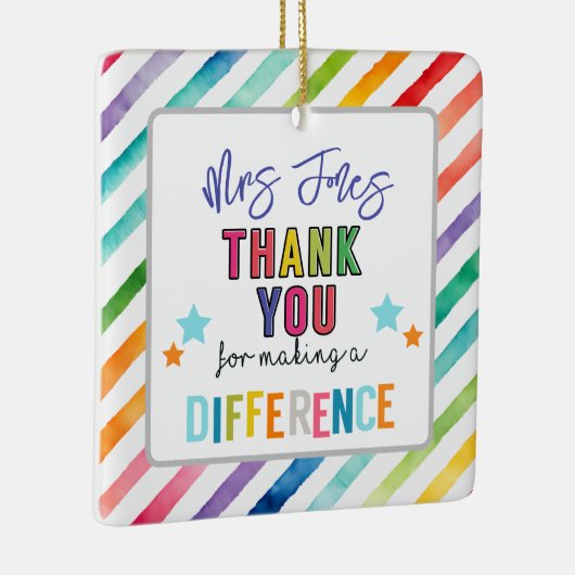 ehrenamtlich danken, dass Sie eine andere Keramikornament (Rechts)