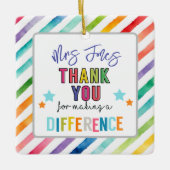 ehrenamtlich danken, dass Sie eine andere Keramikornament (Vorderseite)