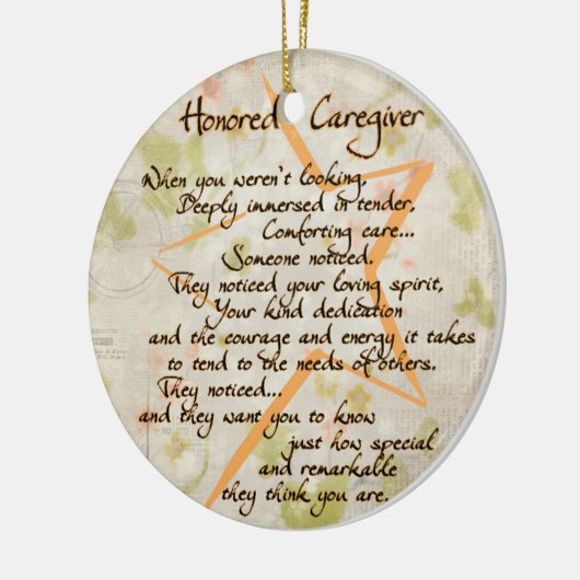 Ehrenamtlicher Akryler Keramik Ornament (Links)