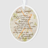 Ehrenamtlicher Akryler Ornament (Vorderseite)