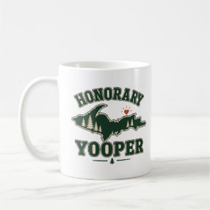 Ehrenamtlicher Yooper - Oberhalb der Halbinsel Mic Kaffeetasse