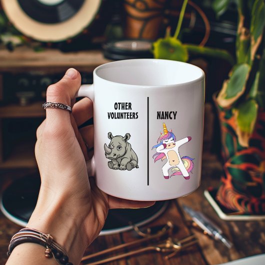 Ehrenamtliches Geschenk, Lustiger Freiwilliger, Be Kaffeetasse