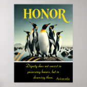 Ehrenbelange in jedem spielerischen Schritt Poster (Vorne)