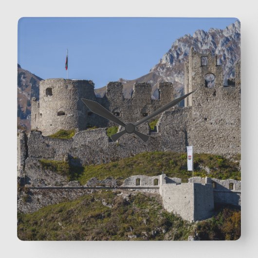 Ehrenberg Castle Quadratische Wanduhr (Vorderseite)