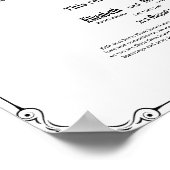 EHRENBESCHEINIGUNG FÜR VINTAGES GOTHISCHES PAGAN-D POSTER (Ecke)