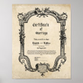 EHRENBESCHEINIGUNG FÜR VINTAGES GOTHISCHES PAGAN-D POSTER (Vorne)