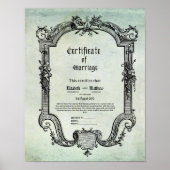 EHRENBESCHEINIGUNG FÜR VINTAGES GOTHISCHES PAGAN-D POSTER (Vorne)