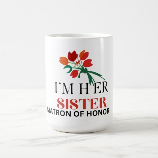 Ehrenbrautjungfer kaffeetasse (Mittel)