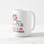 Ehrenbrautjungfer kaffeetasse (VorderseiteRechts)
