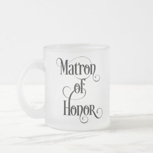 Ehrenbrautjungfer Mattglastasse