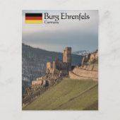 Ehrenfels Castle Deutschland Postkarte (Vorderseite)