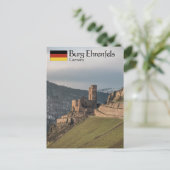 Ehrenfels Castle Deutschland Postkarte (Stehend Vorderseite)