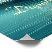 Ehrengaloppieren durch Funkelfreiheit Poster (Ecke)