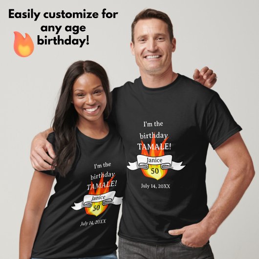 Ehrengast 'Hot Tamale' Funny 50. Geburtstag T-Shirt