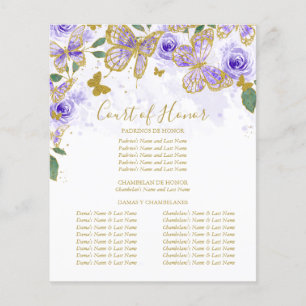 Ehrengericht von Quinceañera Beilage