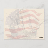 Ehrengeschichte des Columbus-Tages, 14. Oktober Postkarte (Rückseite)