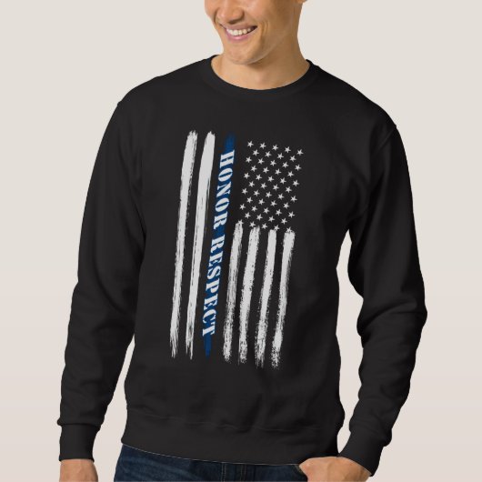 Ehrenhafte Polizei Sweatshirt (Vorderseite)