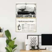 Ehrenhaftes Glühöl Poster (Heimbüro)