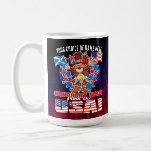 Ehrenhalber Schotte aus den USA Kaffeetasse