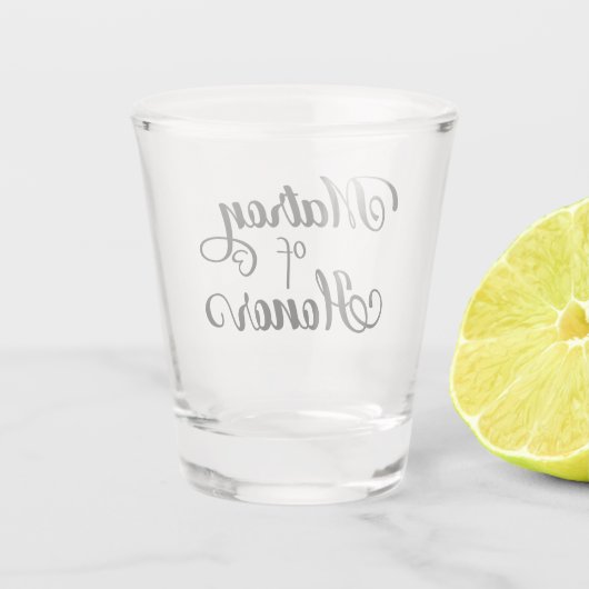 Ehrenhochzeit Schnapsglas (Rückseite)