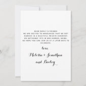 Ehrenhund nur verheiratet Haustier Hochzeitsankünd Save The Date (Rückseite)