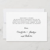 Ehrenhund nur verheiratet Hochzeitsankündigung Save The Date (Rückseite)