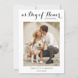Ehrenhund nur verheiratet Hochzeitsankündigung Save The Date