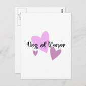 Ehrenhund Postkarte (Vorne/Hinten)