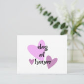 Ehrenhund Postkarte (Stehend Vorderseite)